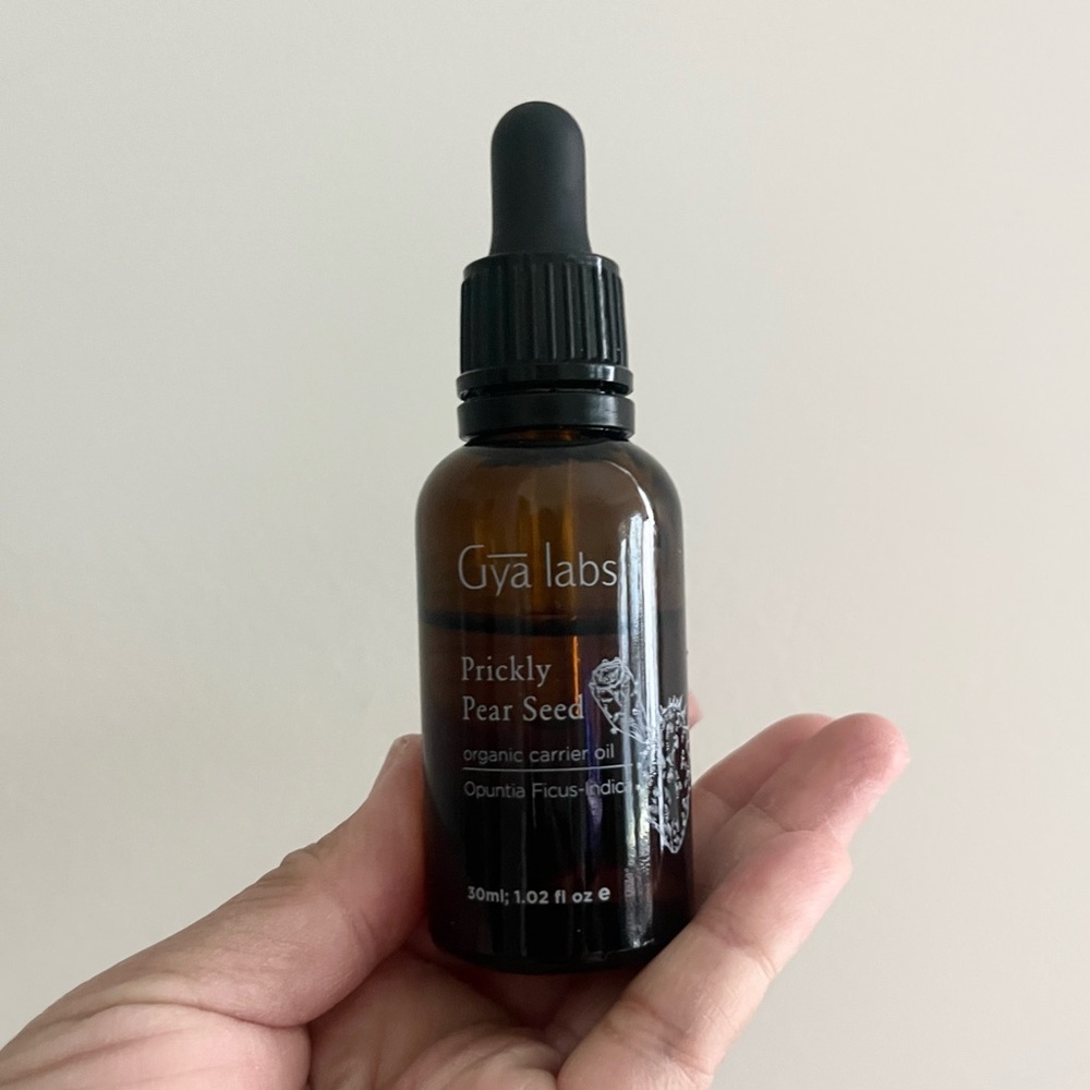 Gya Labs Prickly Pear Seed Organic Carrier Oil 1.02 Fl oz.30 ml Dropper 75% Full